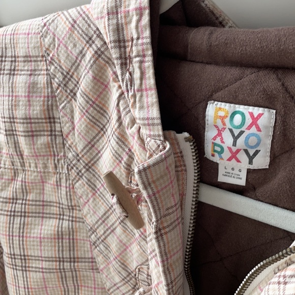 Vintage Roxy Plaid Jacket - Picture 3 of 6